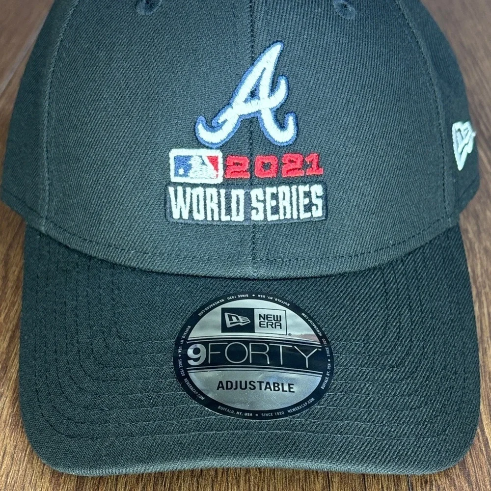 🔥🔥🔥New Era Black Braves World Series Cap🔥🔥🔥